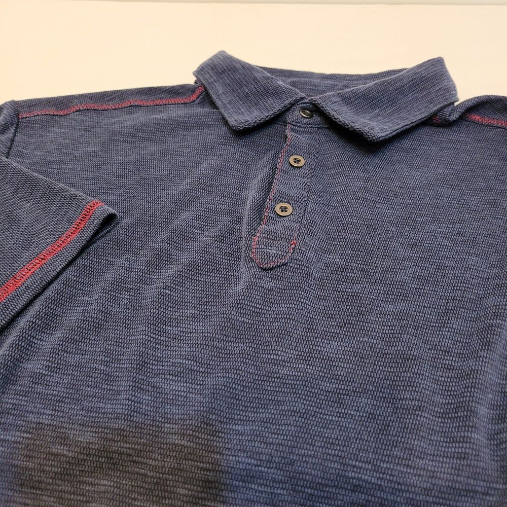 Nat Nast Men's Polo Shirt Short Sleeve Blue Size M